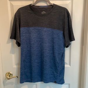 Prana workout shirt. Blue and grey size L